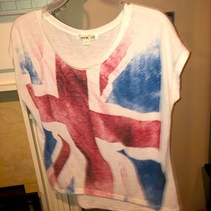 “British” Ladies shirt-size-Large-“Sweet Child”